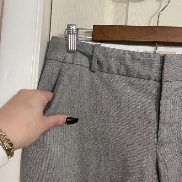 Banana Republic Womens Gray Mid Rise Pockets Martin Fit Trouser Pants Size 6 - Picture 3 of 7